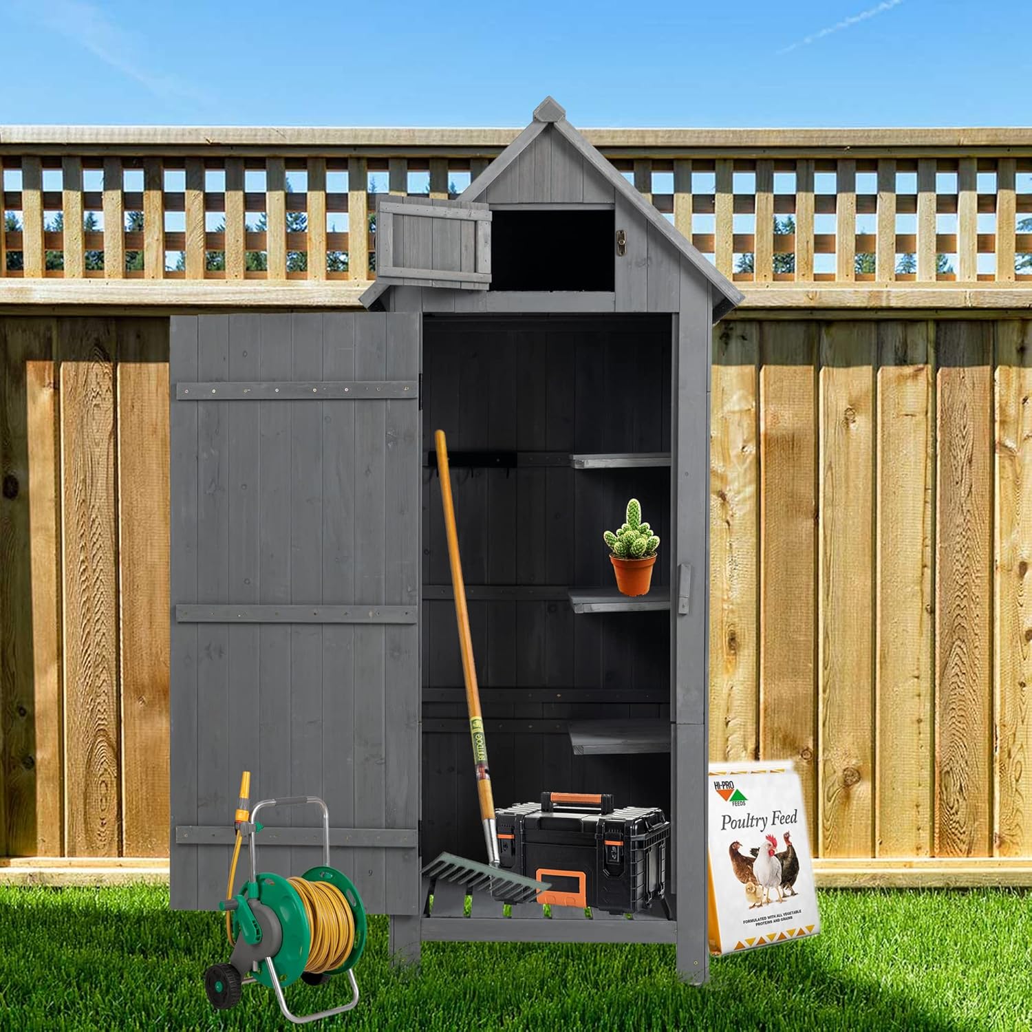 Outdoor Storage Cabinet Tool Shed 30.3