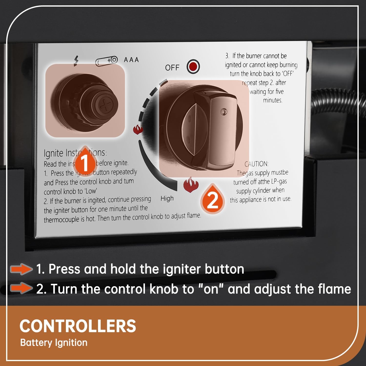 Propane Fire Pit 50,000 BTU Outdoor Gas Fire Table with Waterproof Cover Rectangular Steel Firepit Table with Lid and Lava Rock for Outdoor, Patio, Backyard