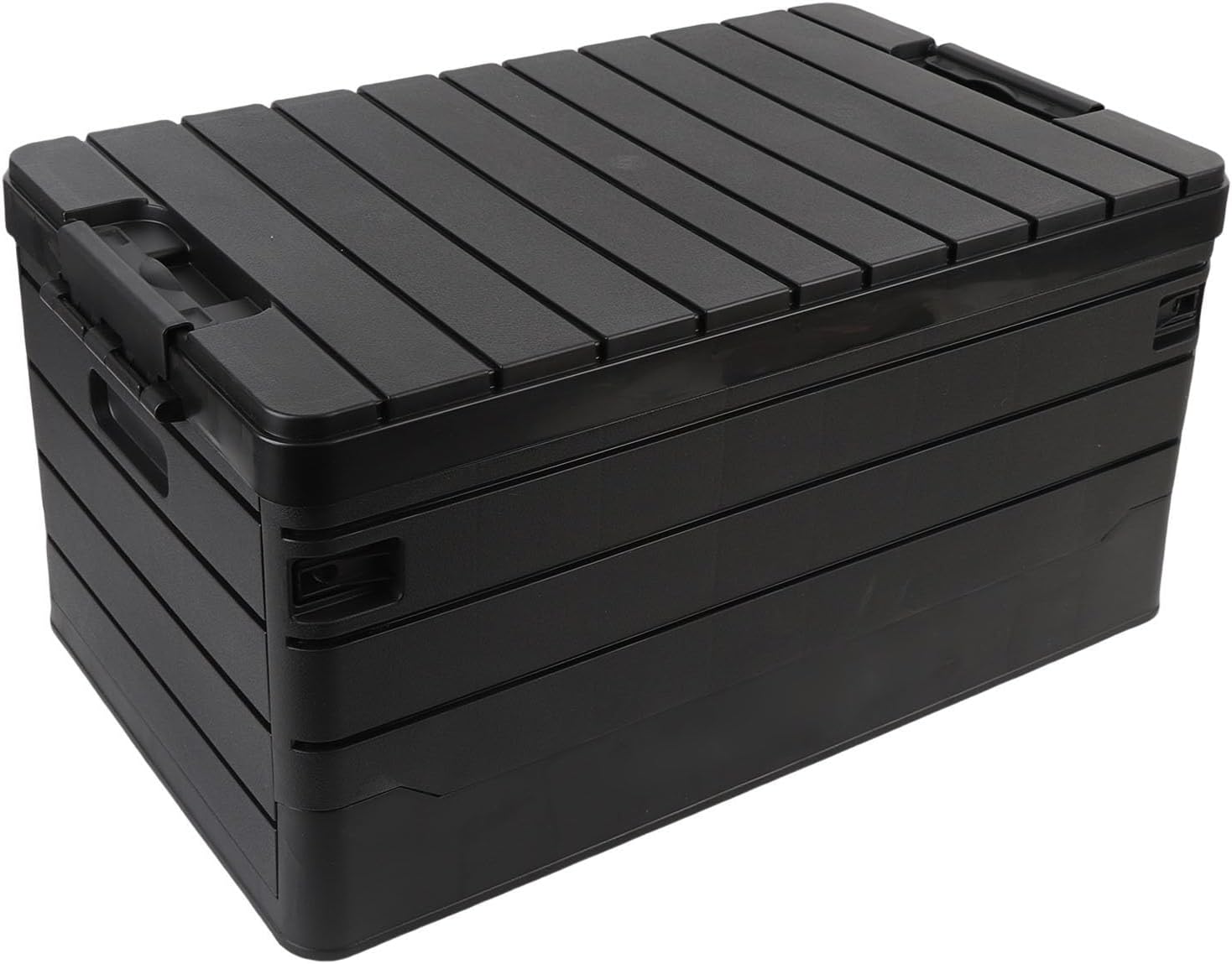 Outdoor Storage Deck Box, 60L Detachable Foldable Storage Bench With Lid And Handle Multi Purpose Outside Tool Container
