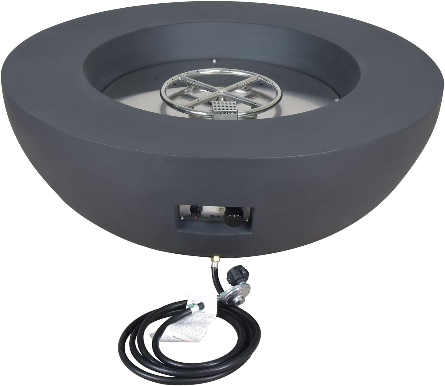 Lunar Bowl Concrete Fire Pit 42