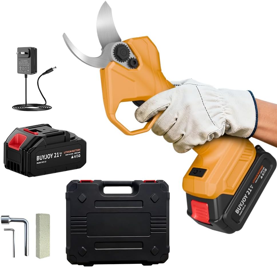 Electric Pruning Shears with Rechargeable Batteries for Gardening Tree Branch