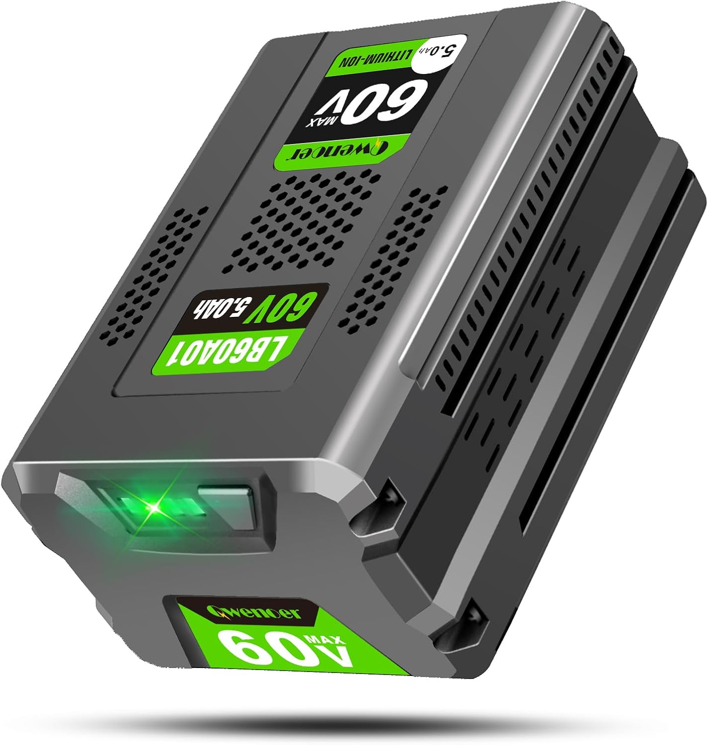 【Upgraded High Capacity】 5.0Ah Replacement for Greenworks 60v Battery, for Greenworks Pro 60V Battery LB60A02 LB60A03 LB602 LB6025 Compatible with Green Works 60V Cordless Power Tool