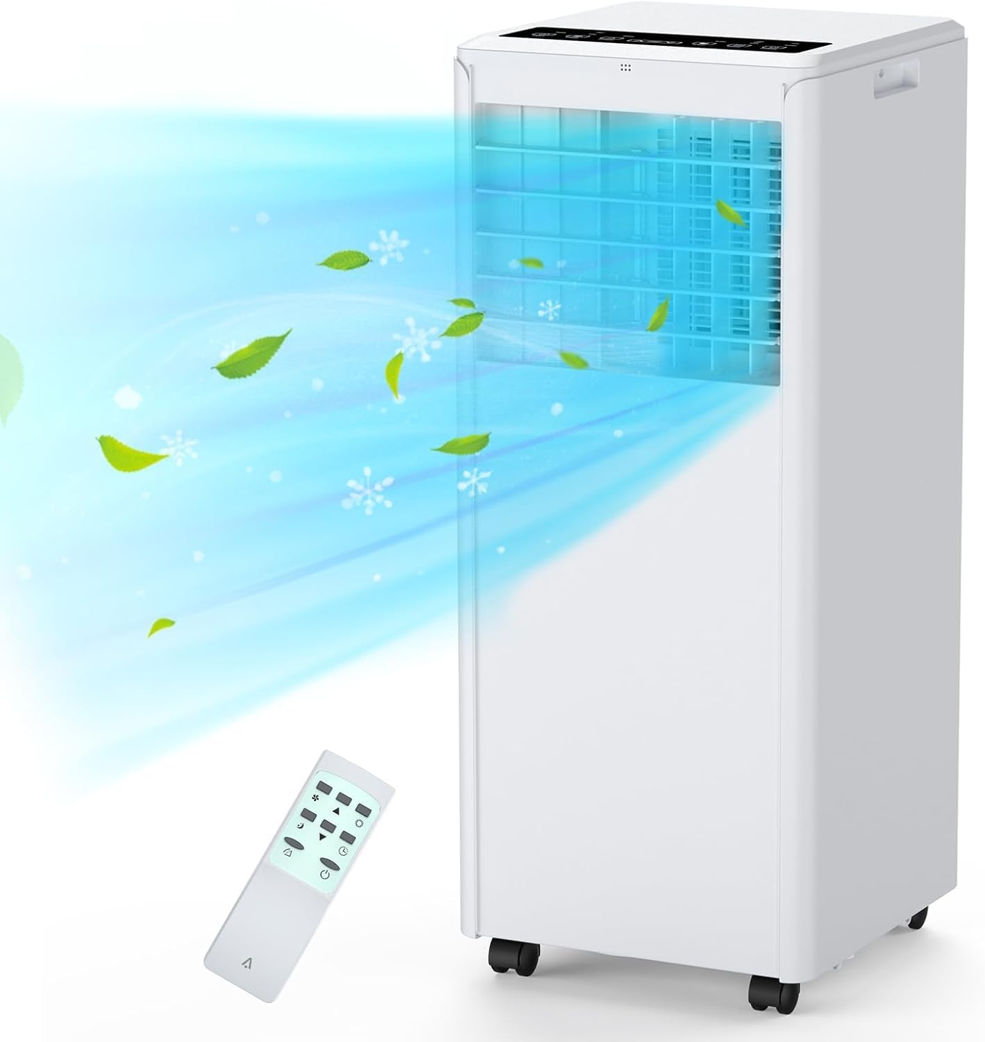 Acekool 8,000BTU Portable Air Conditioners, Portable AC for Room up to 350 Sq. Ft, with Remote Control, 3-in-1 AC Unit, 24H Timer, Window Installation Kit, Air Cooler for Bedroom Room Kitchen Camping