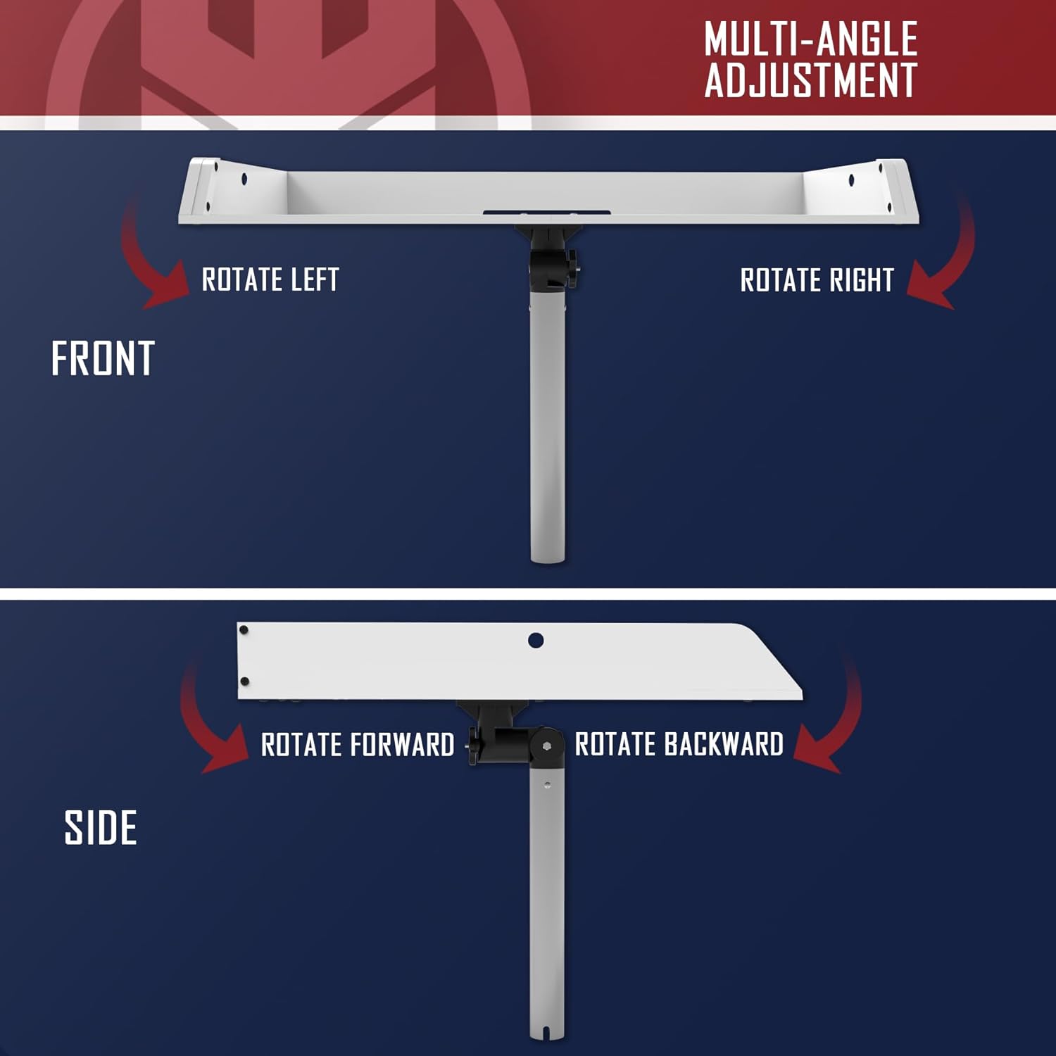 KNINE OUTDOORS Bait Cutting Board for Boat, Boat Cutting Board, with Rod Holder Mount Plier Storage and Knife Slot, for Fish Cleaning Station Fishing Fillet Table, Boat Accessories Marine