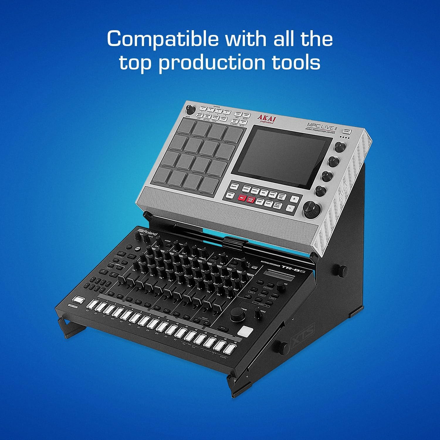 2-Tier XTS Desktop Stand, Adjustable Length from 10.6