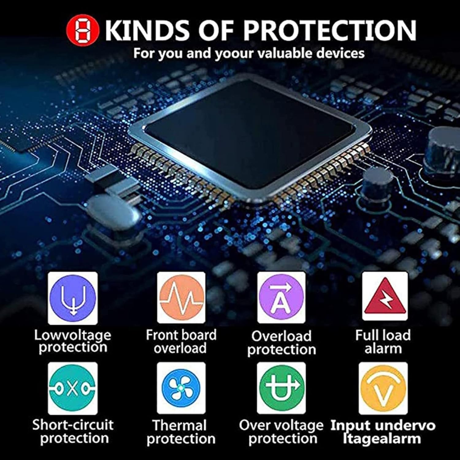 Pure Sine Wave Power Inverter 1600W 2200W 3000W DC 12v 24v 48v 60v to AC 110V/220V Converter with LCD Display and Outlets AC outlets for RV Truck Car 1600W-24Vto110V(12vto220v,1600W)