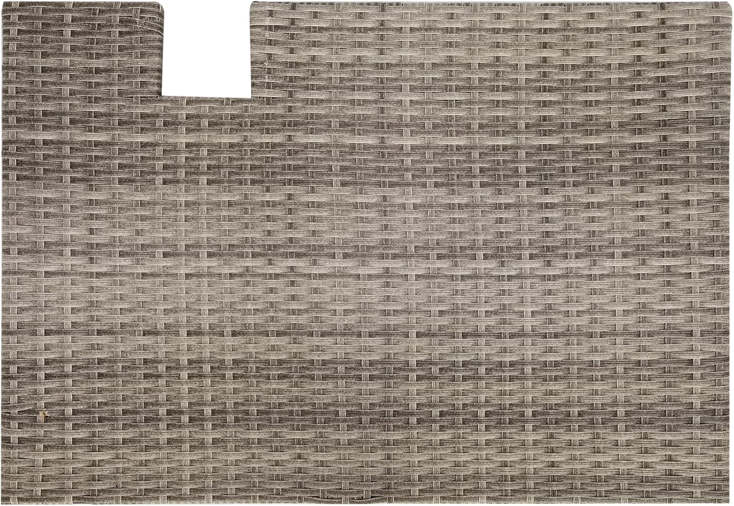 Jovial Fire Pit PE Rattan Panel C Replacement Part, Classic Looks, Durable, Reliable All Weather Resistant, Used to Cover Gas Inside, Suitable for Propane Gas Fire Pit