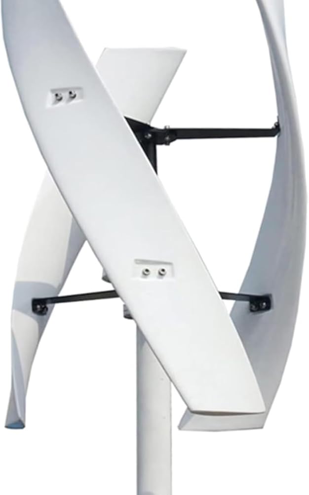 Vertical Axis Wind Turbine Generator,8000W 12V 24V 48V 220 V with Controller Upright Windmill Low Noise for Home Or Camping