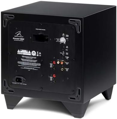 MartinLogan Dynamo 800 X 10-inch 300 Watt Powered Subwoofer with Sub Control App - Black