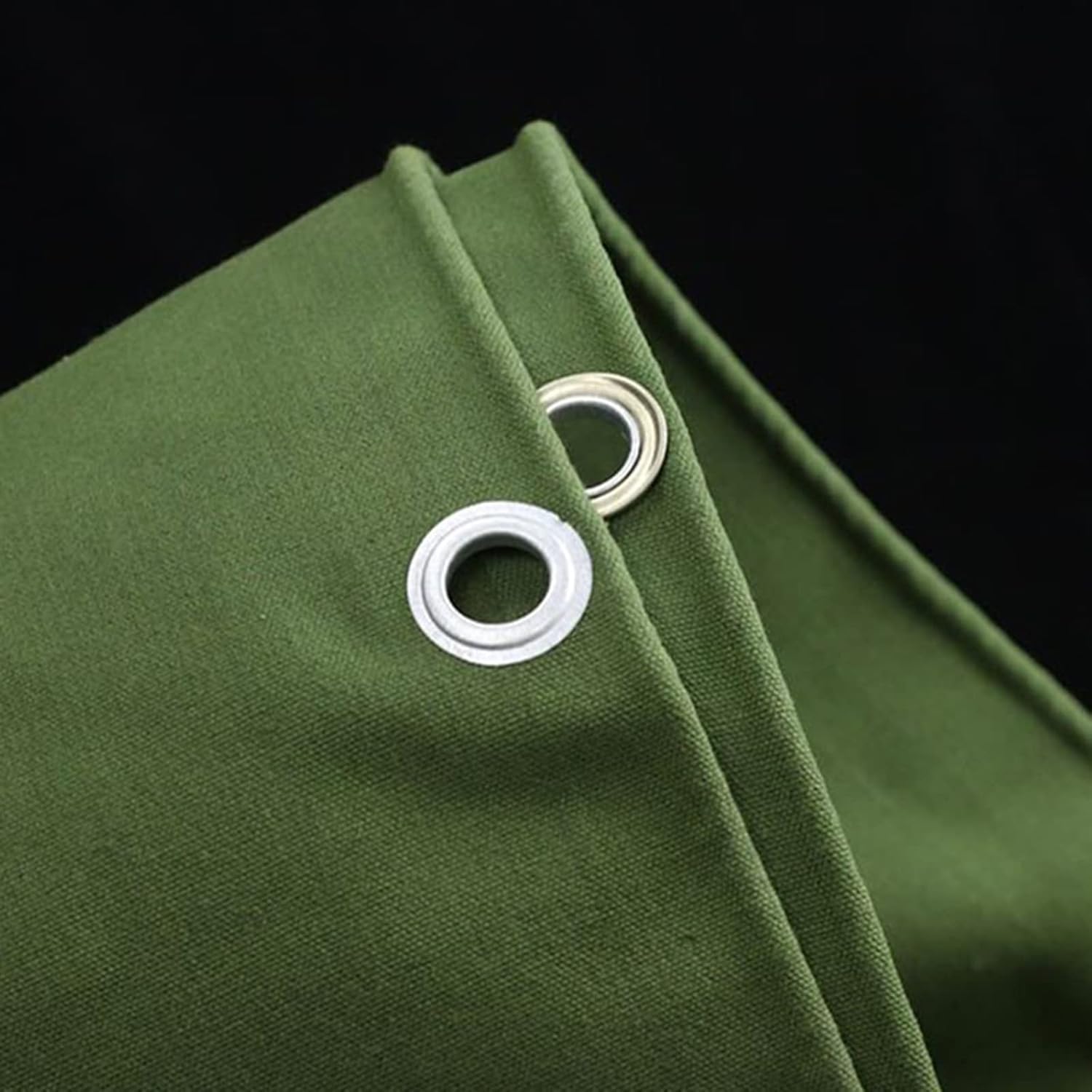 Heavy Duty Waterproof, with Metal Rings Foldable Outdoor Waterproof Ripstop Windproof Tarpaulin for Garden Patio Lawn Plants Greenhouse Boat Or Pet Cabin Roof WMEIE (Color : Green, Size : 4x6m)