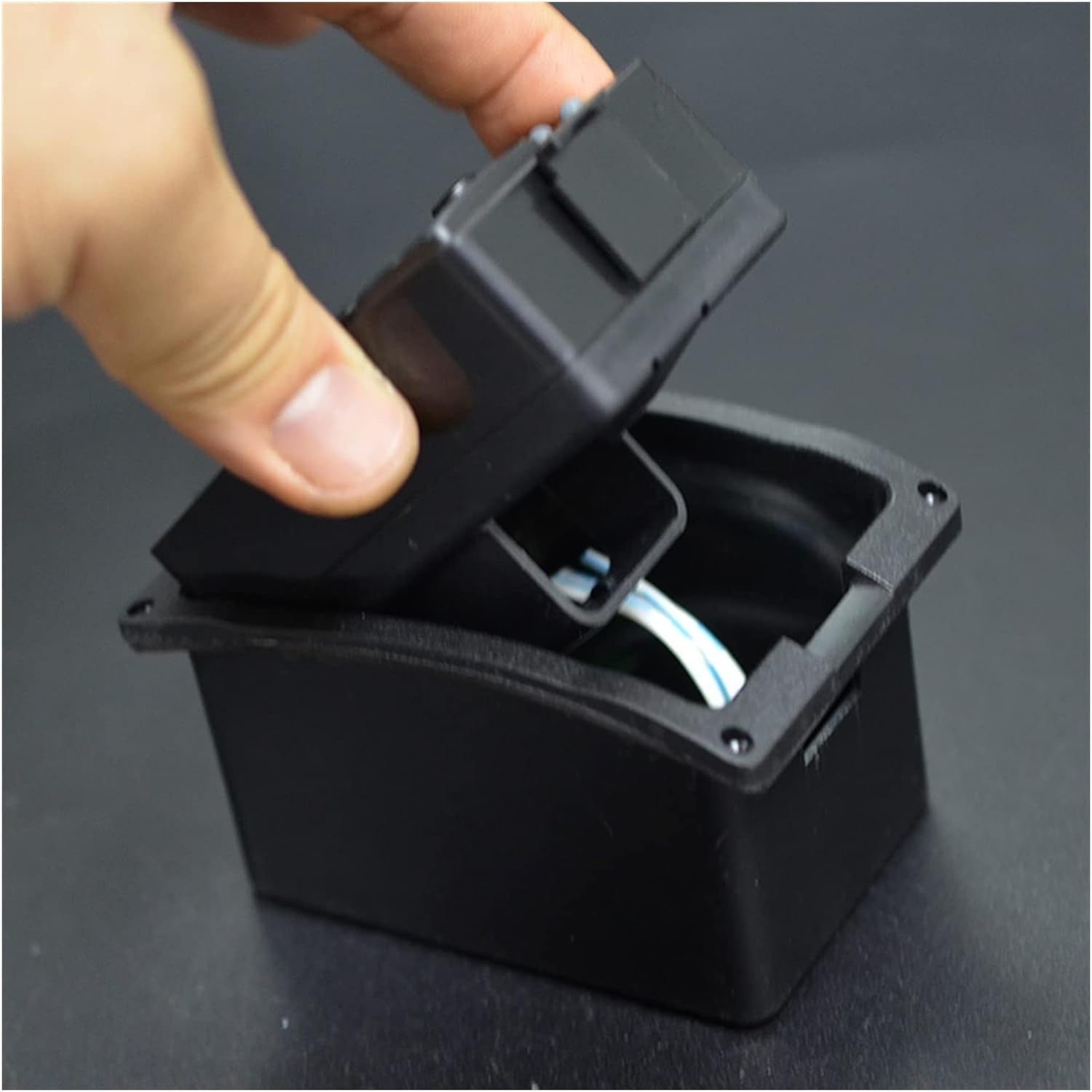 10Set 5 Band Acoustic Guitar Preamp EQ Equalizer TEQ-5 Classical Acoustic Guitar Amplifier Pickup Acessory (Color : with endpin Cover)