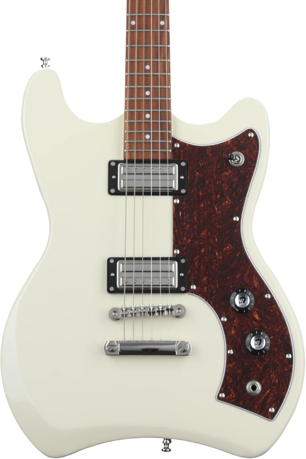 Guild Guitars Jetstar ST Solid Body Electric, Vintage White with Stop Tail, Newark St. Collection