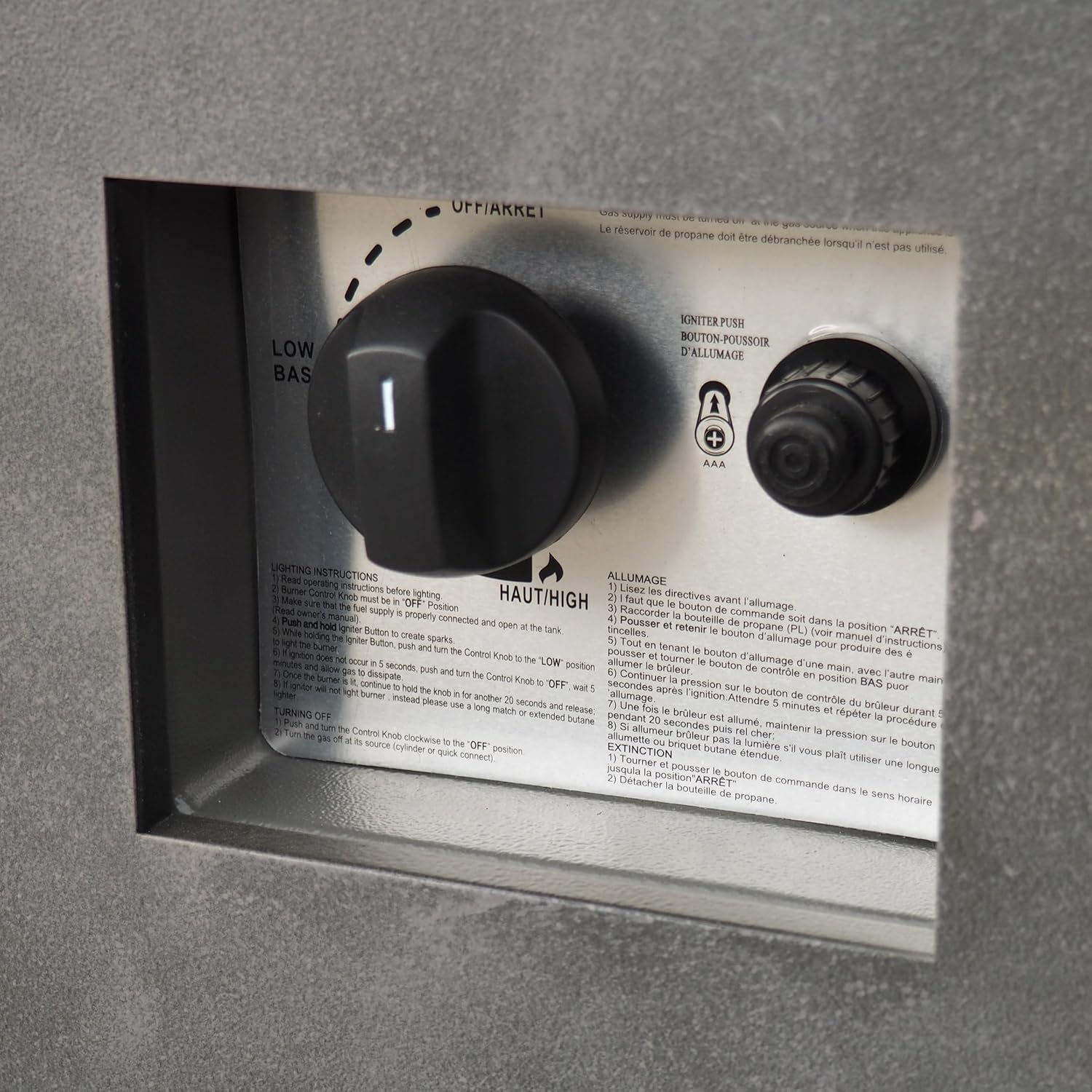 Square Propane Fire Pit Table with Built-in Tank Space, 50,000 BTU Outdoor Fire Pit in Stone Gray, Portable Heating for Outside Use, 33 Inch Iron Gas Fire Pits for Patio Backyard Garden, Only Table