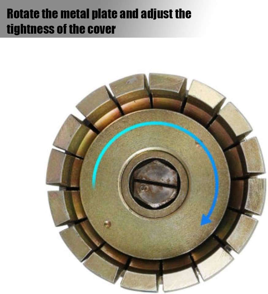 Pneumatic Oil Drum Cap Seal Crimping Machine 200L /53 Gallon Oil Barrel Cap Crimper Sealer Iron Barrel Sealing Sealing Pliers Portable Capping Machine for 74mm Cap 39mm