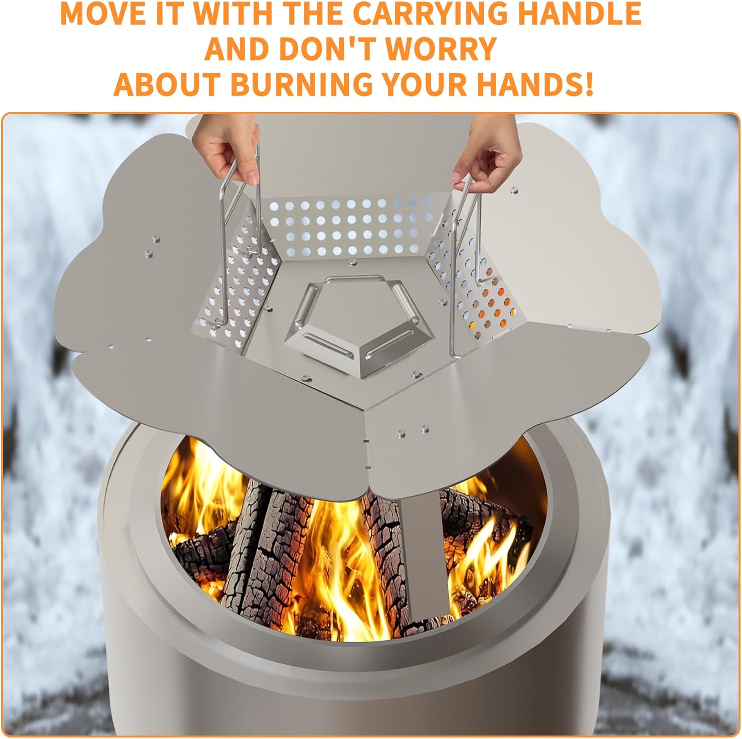 Upgraded Heat Deflector for Solo Stove Yukon 27