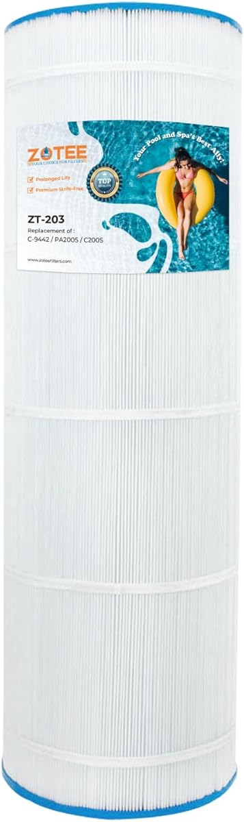 ZOTEE Pool Filter Cartridge Replaces SwimClear C200S, CX200XRE,Unicel C-9442, PA200S, 1 Pack