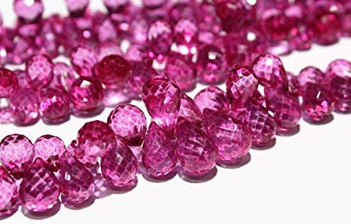 13 inch natural beads strand of 11-18mm faceted drop crystal quartz gemstone briolletes beads for DIY jewelry - necklace, bracelet, earring, ring.