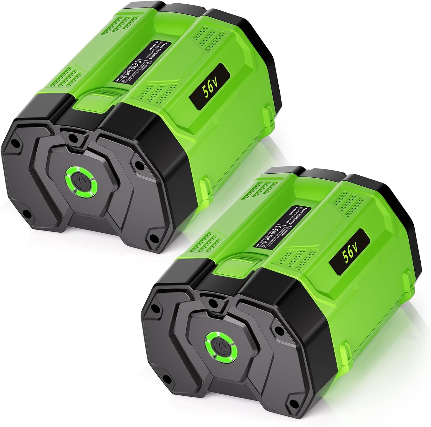 10.0Ah Replacement for EGO 56V Battery BA4200 BA1400 BA4200T BA5600T BA7500 BA1000, EGO Battery Compatible with All EGO 56V Cordless Power Tools (2 Pack)