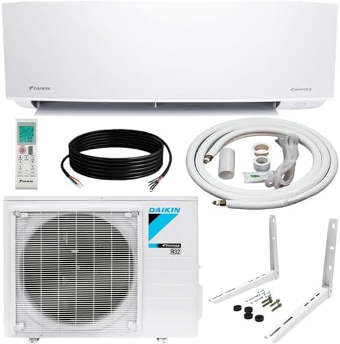 Daikin 9000 BTU 21 SEER2 Oterra R32 Series Ductless Mini-Split Air Conditioner with Installation Kit and Wall Bracket- 230V