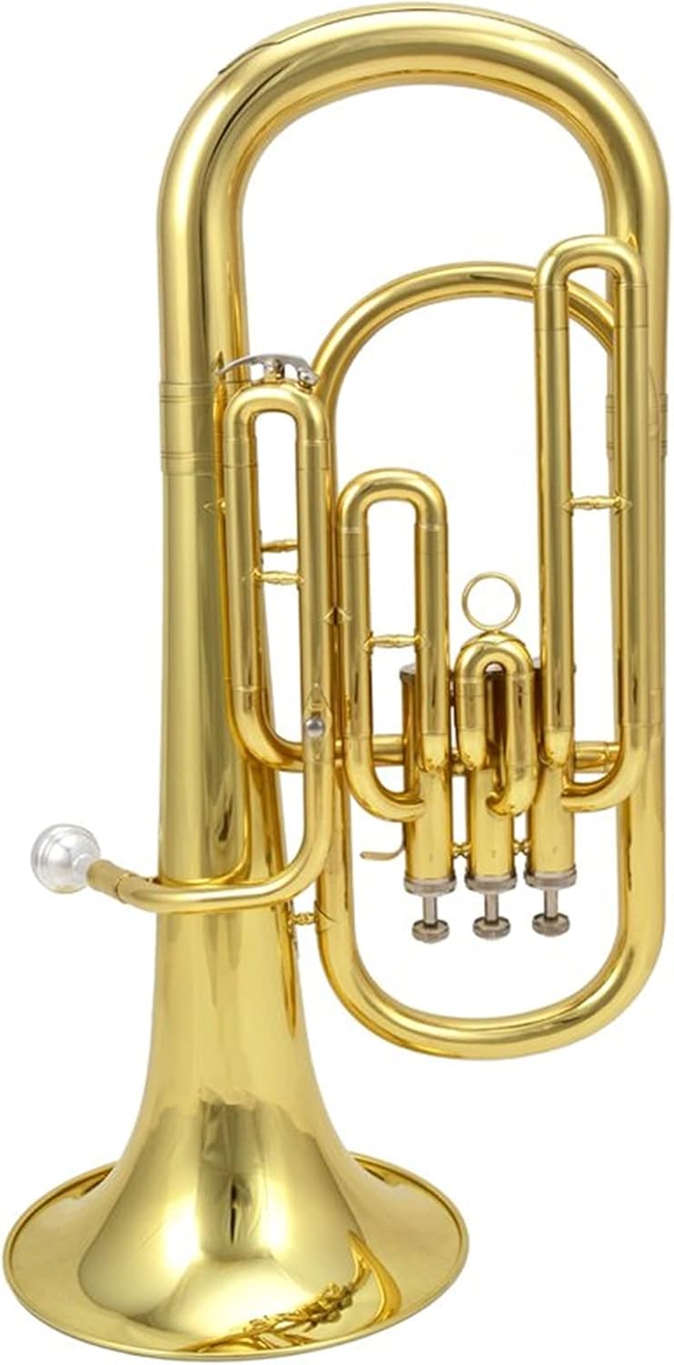 Mid-bass Instrument B Flat Three-Key Trumpet Tambourine Brass Instrument Student Euphonium