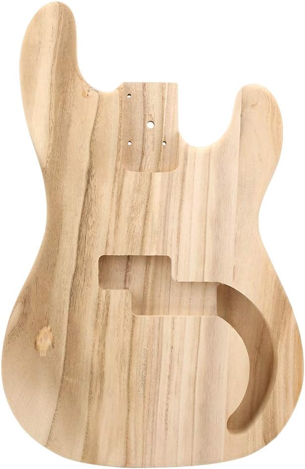 Maple Guitar Body, PB Style Pre‑drilled Bass Body DIY Electric Guitar Parts Accessories for DIY Craft Lovers