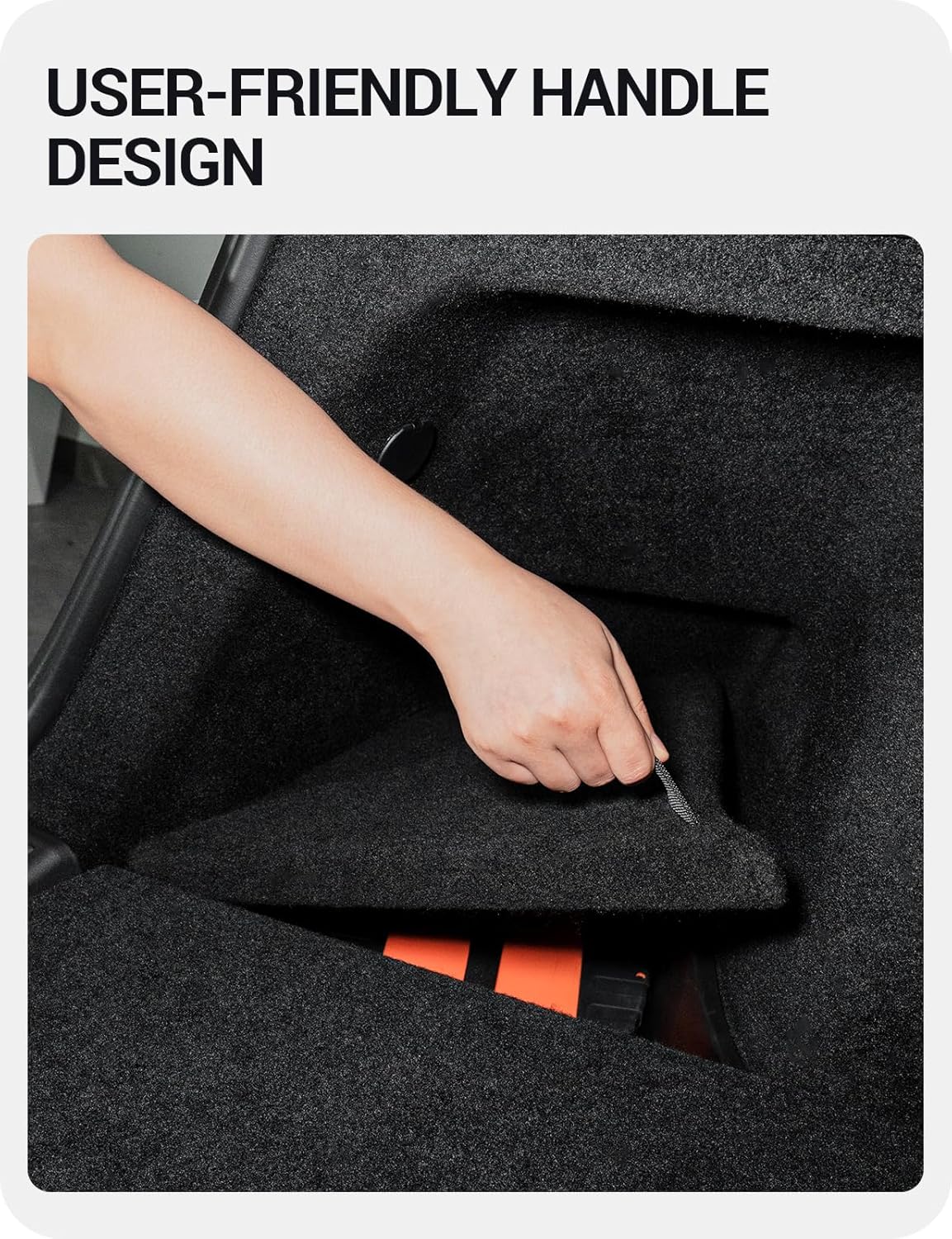 BASENOR 2025 2026 Tesla Model Y Trunk Storage Bins, Trunk Organizer with Carpeted Lid, Rear Trunk Side Storage Box for Model Y Juniper Interior Accessories (Standard/Premium/Performance)