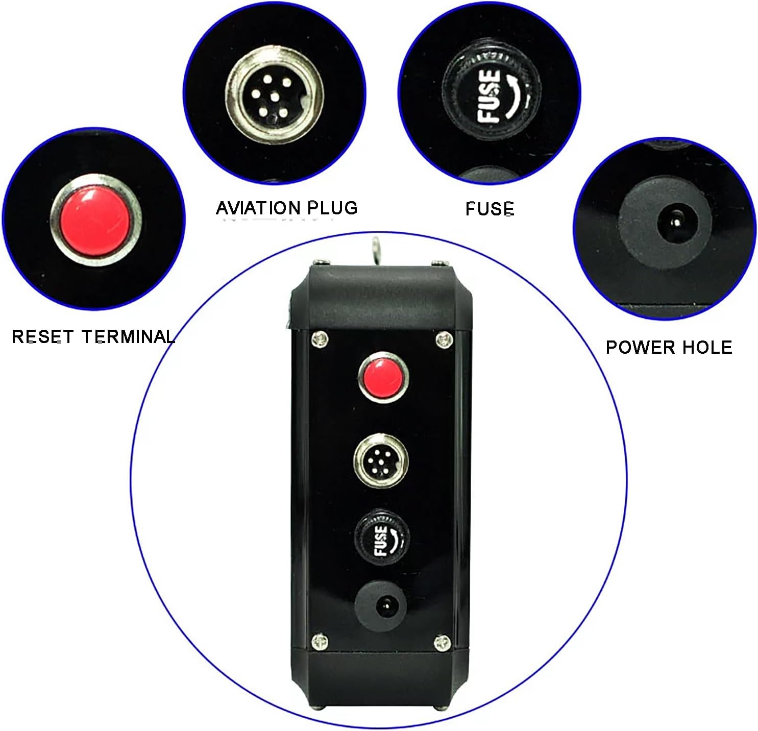 Digital Electronic Counter, Foot Pedal Red Display Digital Counter 0-9999 4 Digits, Production Line Counting Screen, for Factories, Assembly Lines, Airports, and Stations, Breeding Farm, Conveyor Belt