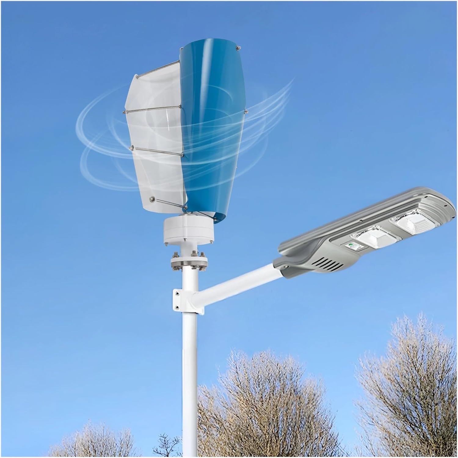Wind Generator, Wind Vertical Axis Generator with Controller Power Generation 24V/12V,for Home, Farm, RVs, Boats(100W24V)