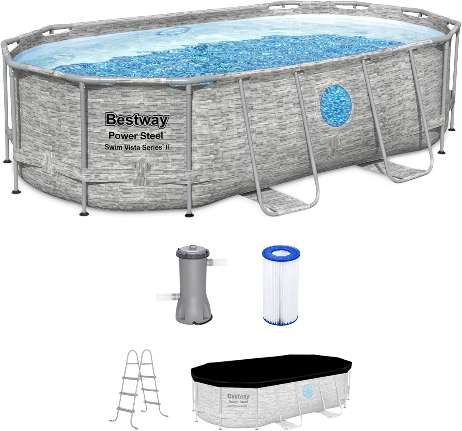 Bestway Power Steel Swim Vista Series II 14' x 8' 2