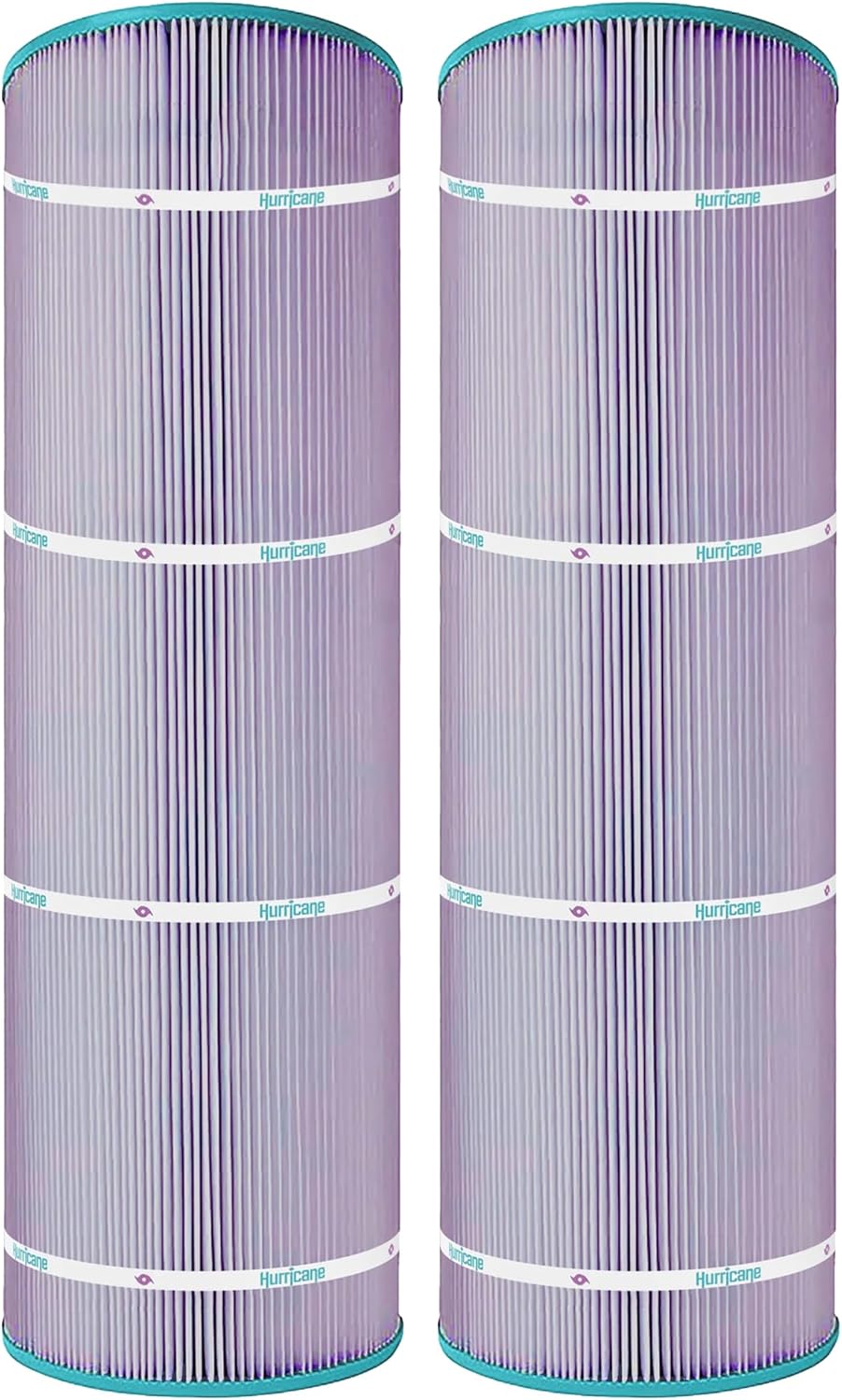 Hurricane Filters 2 Pack HF8413-01P Platinum Purple Pool Filter Cartridge - Replacement for PWWPC125B, Unicel C-8413, Filbur FC-2575, Waterway Proclear 125, Sta Rite Posi Clear PXC-125
