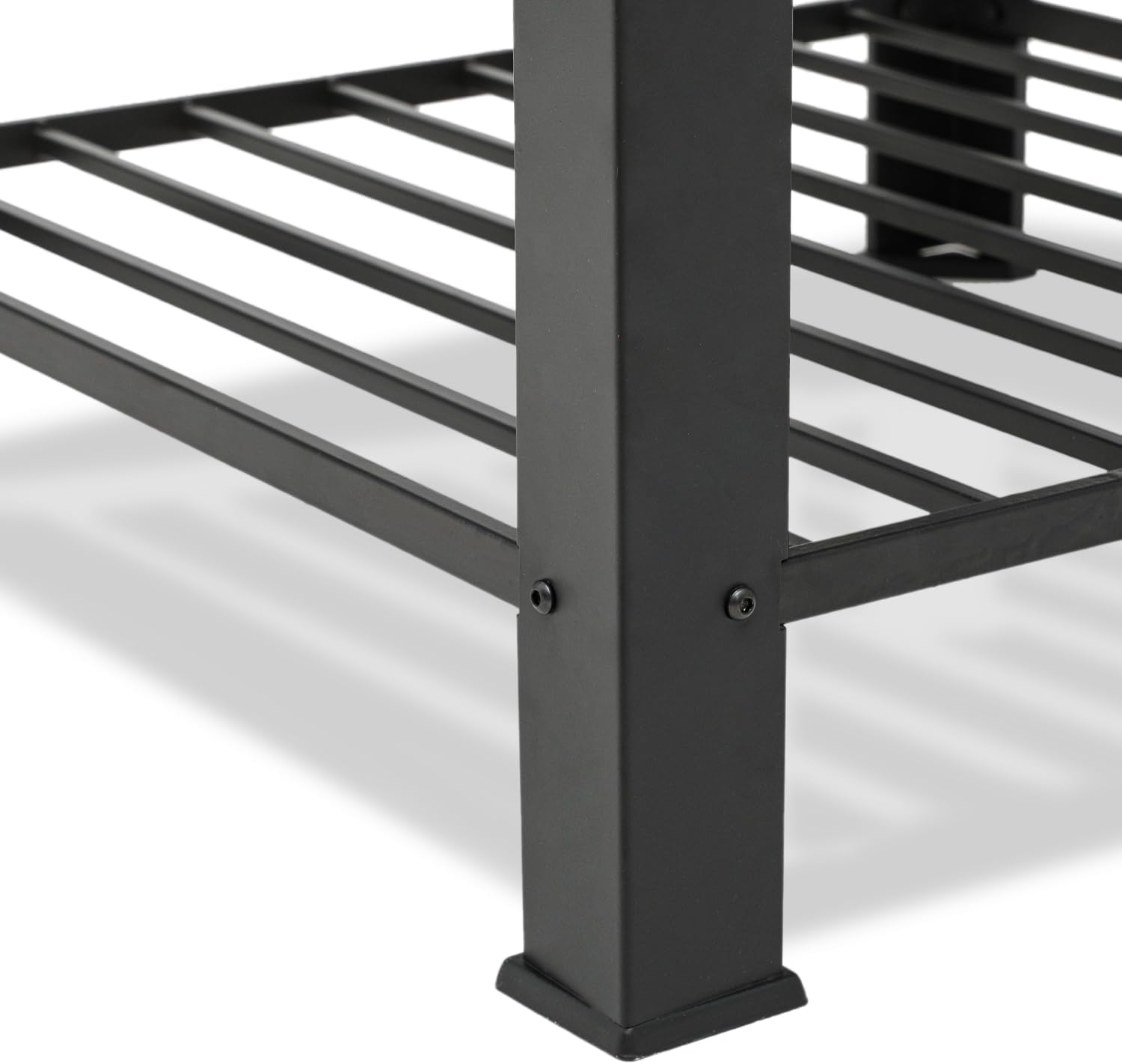 Magshion Outdoor Fire Pit Table, 30 Inch Square Firepit Table for Outside Patio with Wood Storage and Spark Screen, Square Metal Fire Pit Tables for Outside Heating, Bonfire and Picnic