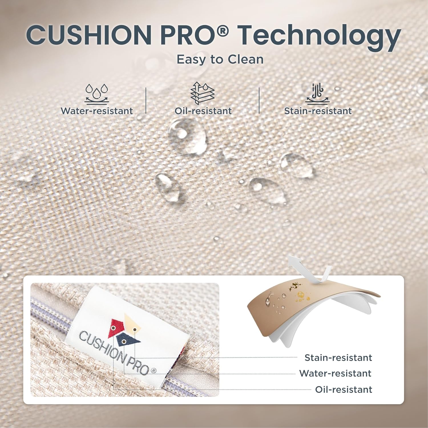 PHI VILLA 7-Piece Half Moon Patio Furniture Set with 56