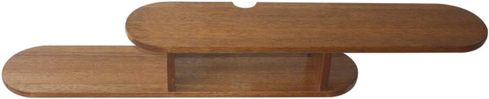 Mounted Floating Shelves Wall Mounted Shelf, Wall Mounted Floating Shelf Walnut Wood 100cm for Media Console and Components