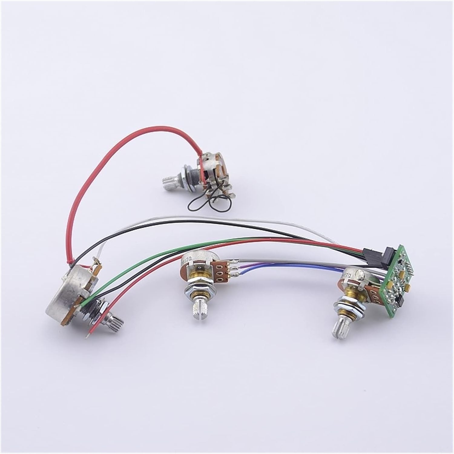 KESHUO Electric Guitar Wiring Harness 1 Set Active 2 Band EQ Preamp Circuit for Passive Bass Pickup