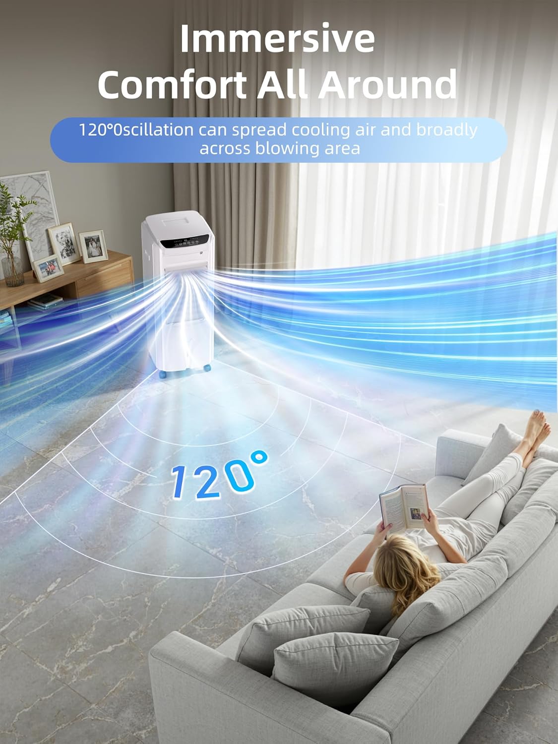 Uthfy 3 IN 1 Swamp Cooler Air Conditioner, 30