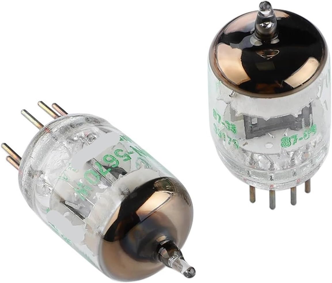 2PCS5670W GE5670 Vacuum Tube Valve Vacuum Tube Upgrade for 6N3/6H3N/396A/2C51/5670 Audio Amplifier