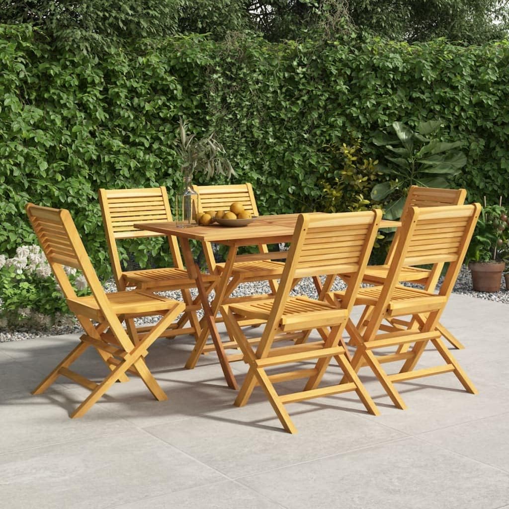 Folding Patio Chairs 6 pcs 18.5