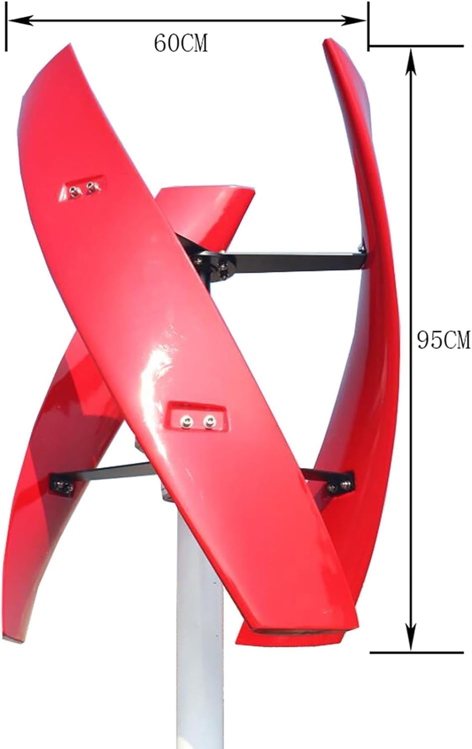 5000W Vertical Axis Maglev Wind Turbine Generator 3 Blades Wind Power Generator Kits Off Grid System with LCD MPPT Charge