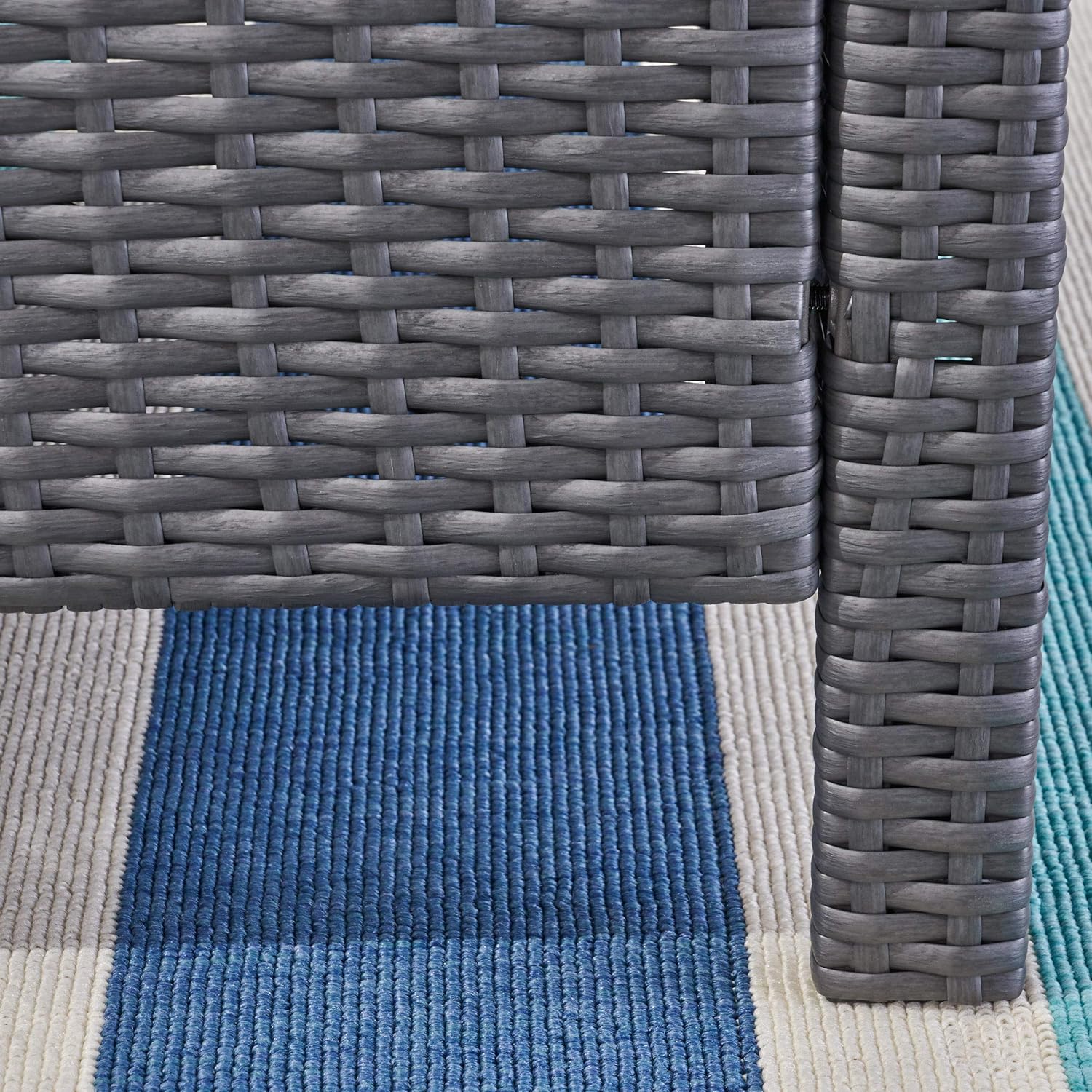 Christopher Knight Home Mason Outdoor 7 Seater Wicker Chat Set with Fire Pit, Gray/Silver/Gray