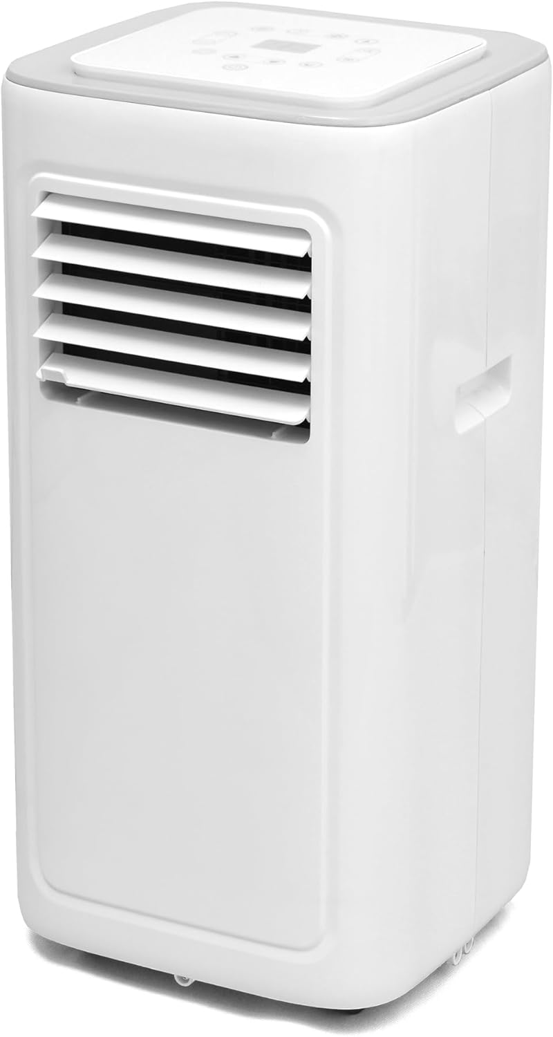 Fsen Portable Air Conditioner, White, Compact Design with Digital Controls, Mobile Cooling Unit for Indoor Spaces