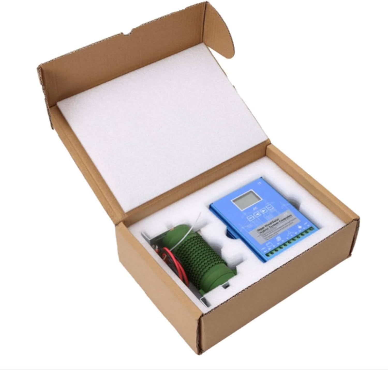 48v, MPPT Wind Solar Hybrid Boost Controller 3000W Wind Charge Controller with LCD Display, 12V 24V 48V 220V Automatic Regulator for Solar Wind Generator System