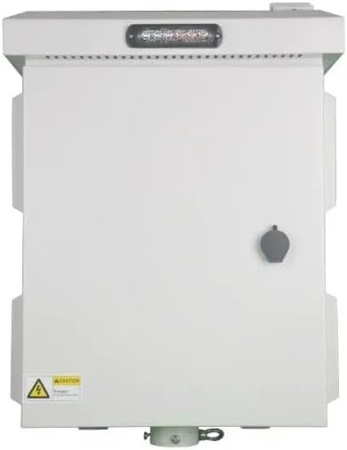 SGA-AIR2000K Multi-Functional Outdoor Power Supply Box with AC & DC Outputs, Built-in Temperature-Controlled Cooling Fan, Alarm Switch, and Flash Warning Light