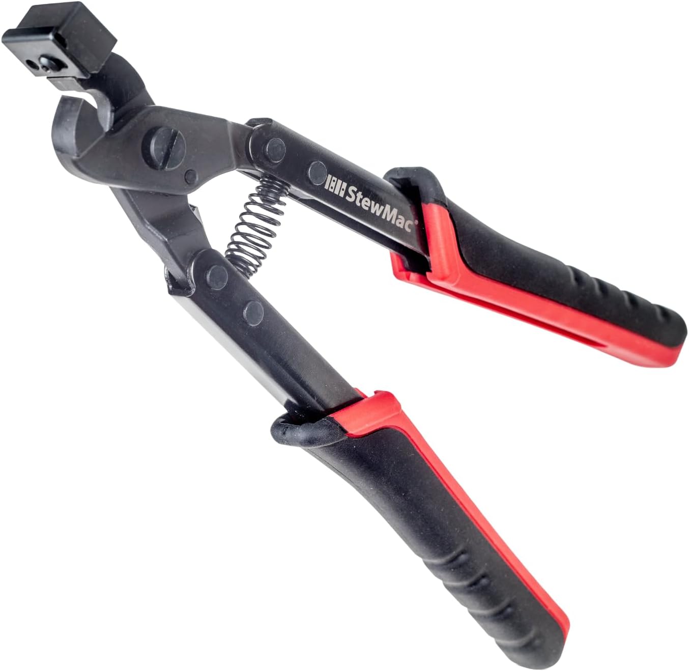 StewMac Deluxe Fret Tang Nipper 2257 for Guitar and Bass – For Bound and Unbound Fingerboards – Adjustable Depth Stop and Interchangeable Inserts