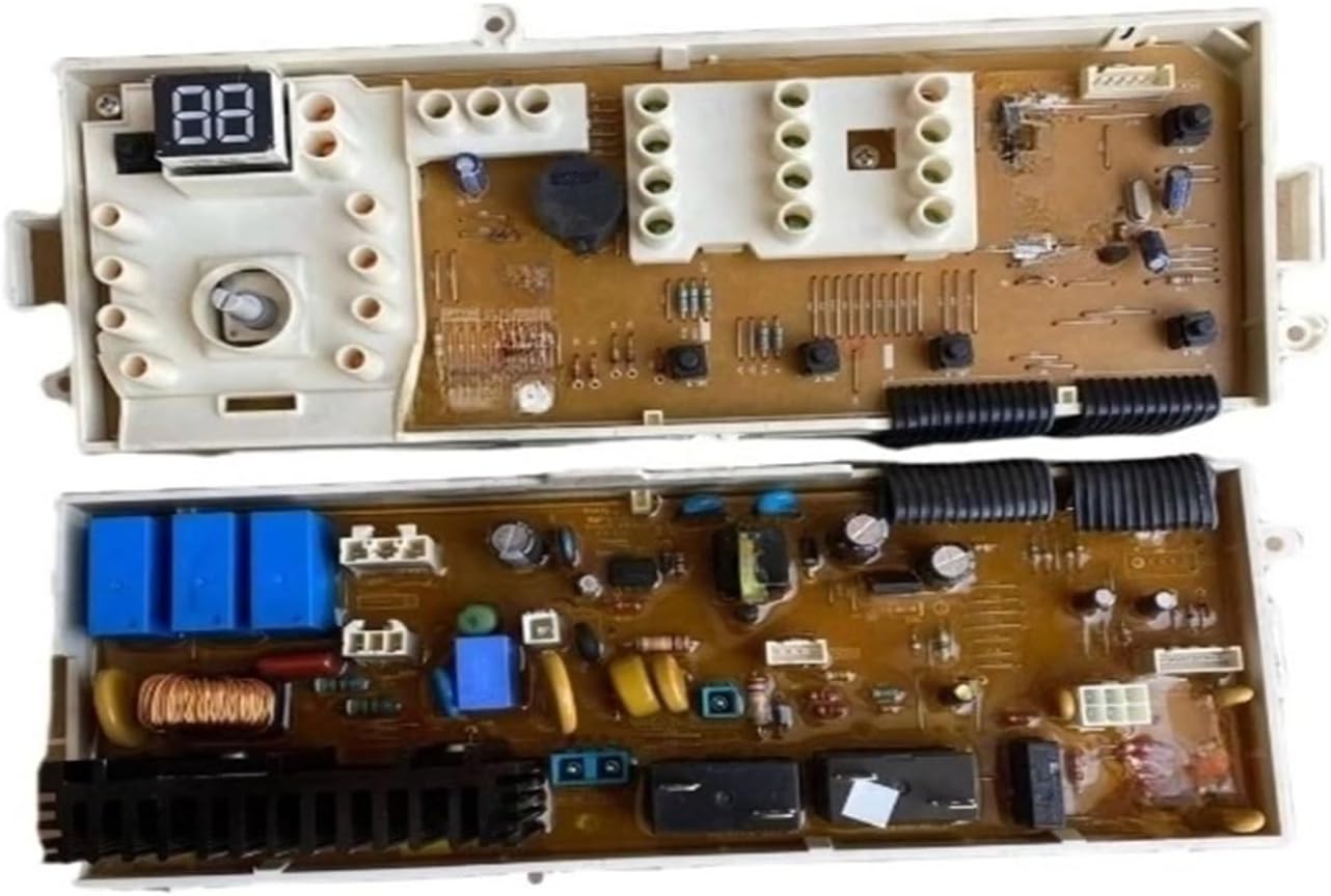 Compatibility for Samsung Drum Washing Machine WF1600NCW WF1702WCS Computer Board Motherboard DC41-00127B DC92-00705E DC92-00705F(White)