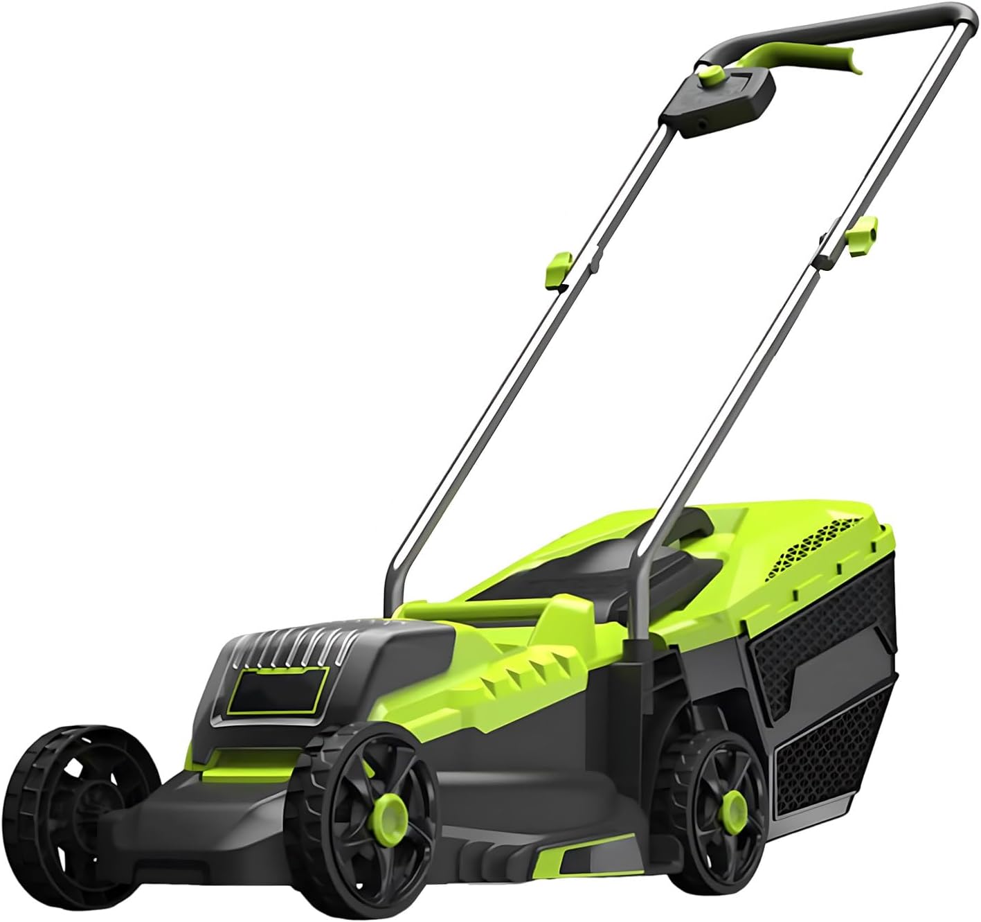 SHAHRYAR Cordless Electric Lawn Mower,30/50/70 Mm 3 Adjustable Cutting Heights,Suitable for Home Gardens, Public Green Spaces, Gardening Enthusiasts, Rural Areas, Suburbs, Etc