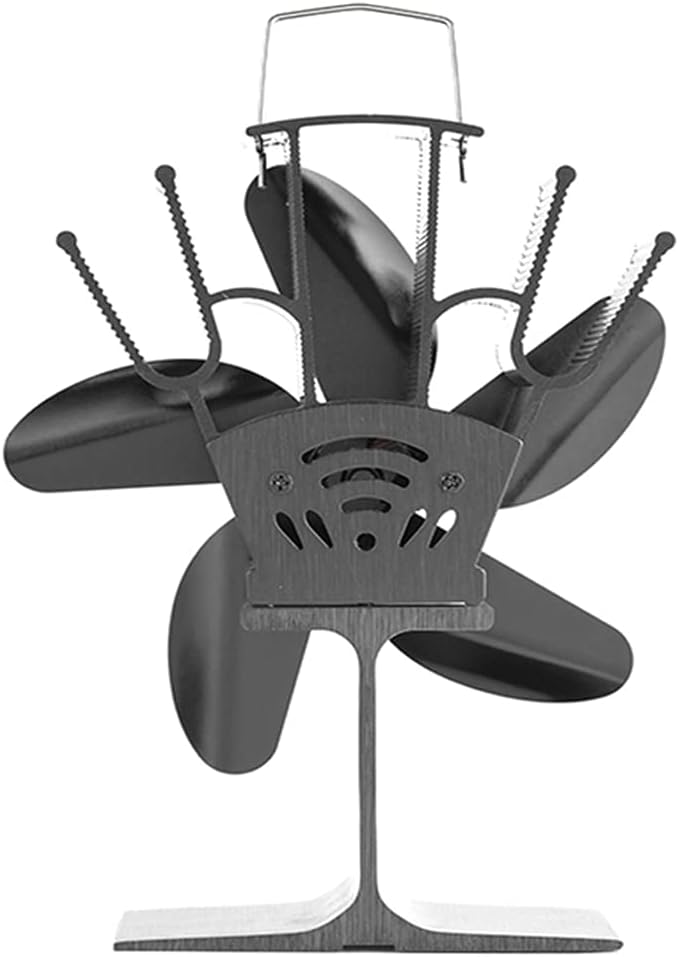 Quiet Heat Powered Stove On Chimney For Wood Log For On Chimney For Wood Log