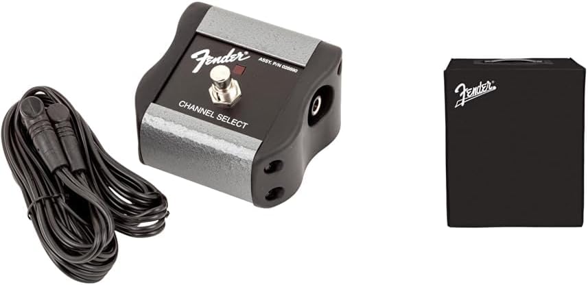 Fender 1-Button Contemporary Footswitch Bundle with Rumble 100 Amplifier Cover