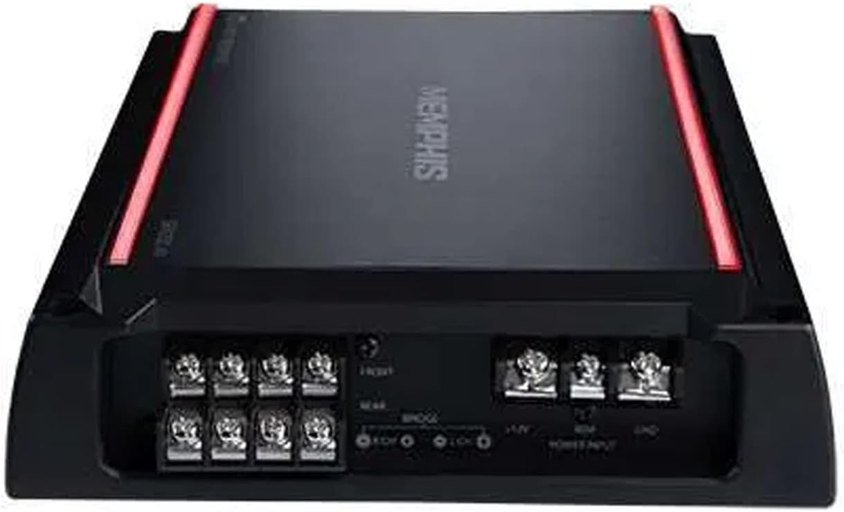 Memphis Audio SRX300.4V 75x4 at 2 Ohm SR Amplifier and Amp Wiring Kit