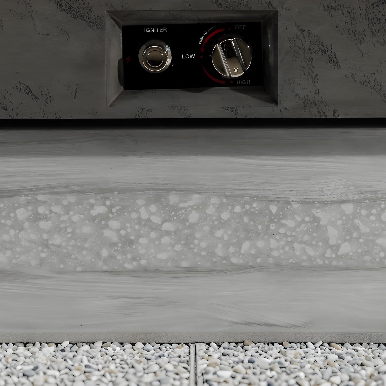 48X24 Inch Propane Fire Pit Table with Smokeless Flame for Outdoor Patio Garden Deck Backyard Heating