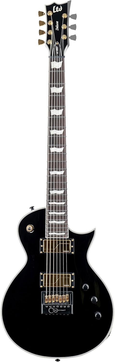 ESP LTD Deluxe EC-1007 Baritone Evertune, Black